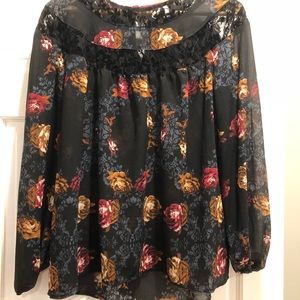 Floral Lacey top